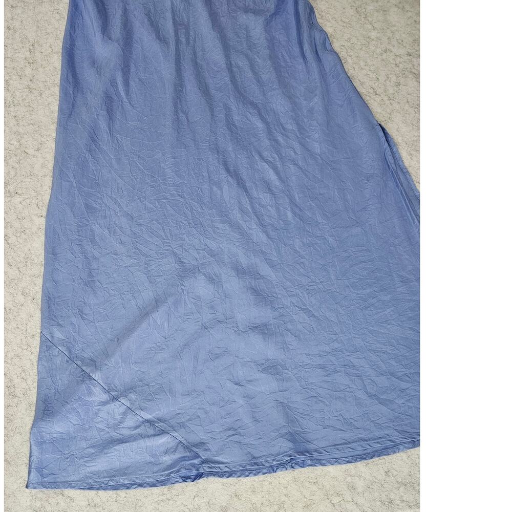 Vintage Victoria Secret 100% Silk Long Slip Gown, Dress, Embroidered Neck  Sz L - Picture 7 of 11